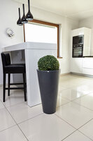 Della donica ciemny marmurek z wewnętrzną półką 40x75cm