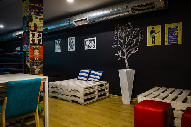 Rossa donica jasny marmurek 38x75cm