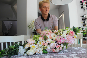 Rosana girlanda jednostronna / zwis dł. 120cm, grubość 33cm