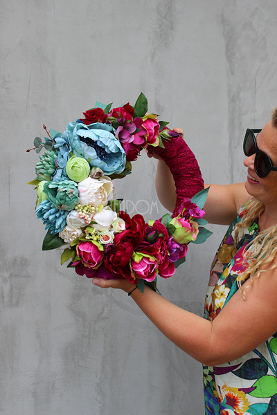 ekskluzywny wieniec / wianek Tendom Premium Samanta, śr.39cm