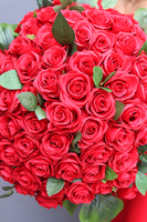 bogata dekoracja nagrobna, Czerwone Róże, wym.35x60cm 