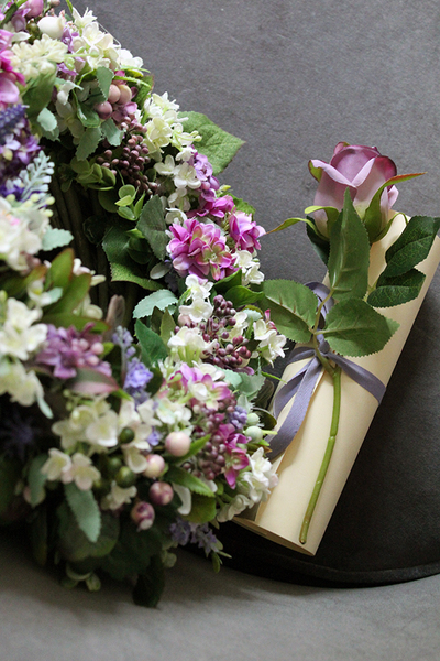 dekoracyjny wianek na drzwi Theresa, śr.34cm