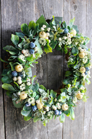 jesienny dekoracyjny wianek Antonina, śr.32cm  