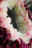 wyjątkowo uroczy wieniec Hortense Ombre, śr. 45cm