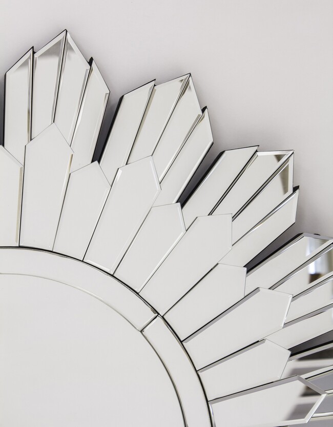 Glamour Sun, stylowe lustro, wym.100x100cm