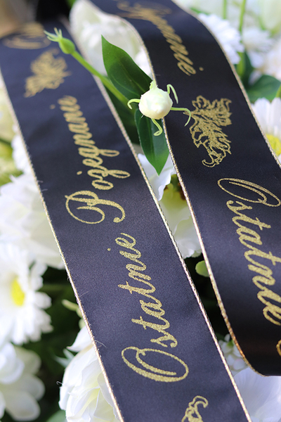 kompozycja / wiązanka pogrzebowa Tranquilla, dł.65cm