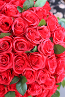 bogata dekoracja nagrobna, Czerwone Róże, wym.35x60cm 