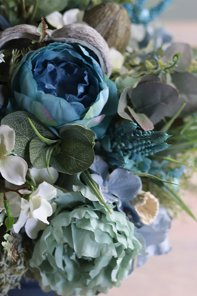 flowerbox marynistyczny Refinia w stylowym niebieskim pudełku, wym.40x50cm