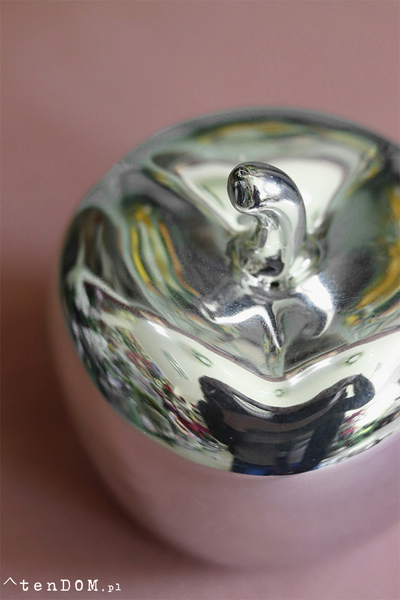 Jabłko Moon, figurka ceramiczna, wym.8x8cm