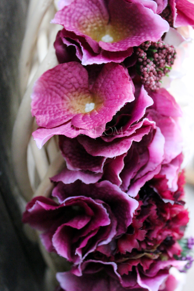 wyjątkowo uroczy wieniec Hortense Ombre, śr. 45cm