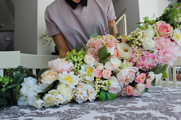 Rosana girlanda jednostronna / zwis dł. 120cm, grubość 33cm