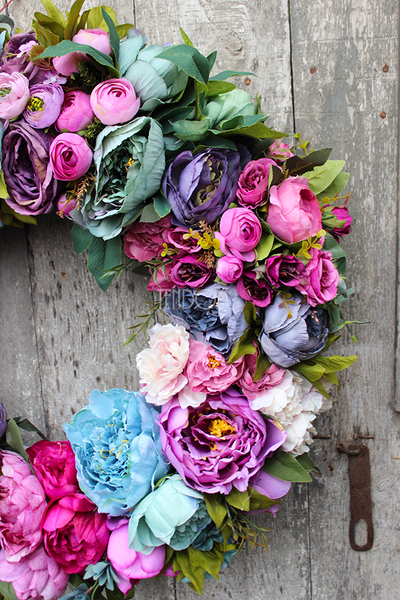 Caryca Katarzyna 7, bardzo duży wianek na drzwi, śr.70cm 