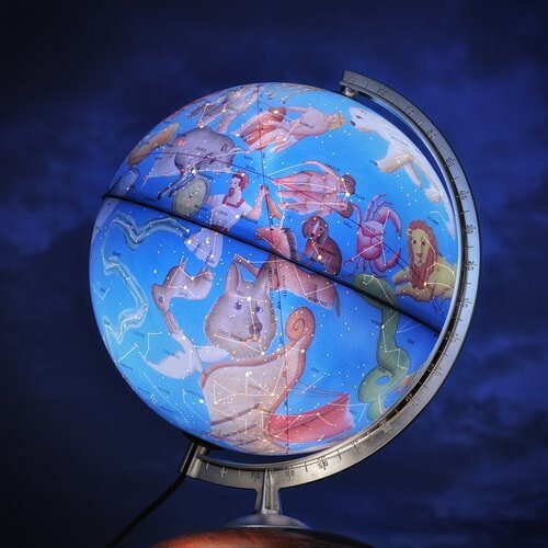 stellare Plus globus podświetlany astralny, konstelacje gwiazd, kula 30cm Nova Rico