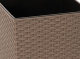 Fantasy donica rattan brązowa 19x36cm