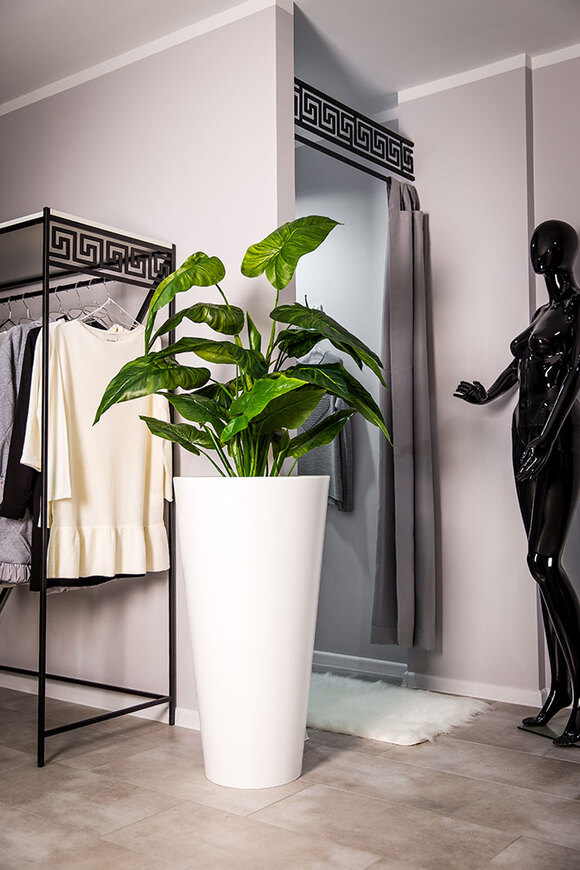 Della donica biel z wewnętrzną półką 49x90cm