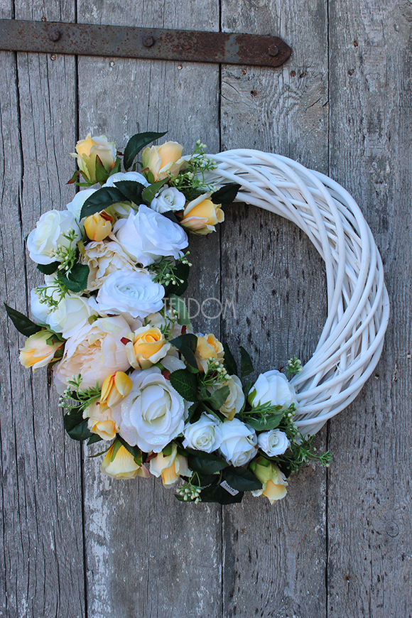 dekoracyjny wianek Słońce, śr.44cm