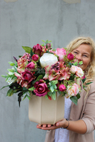 bukiet / kwiatowa kompozycja Wanda, wys.38cm