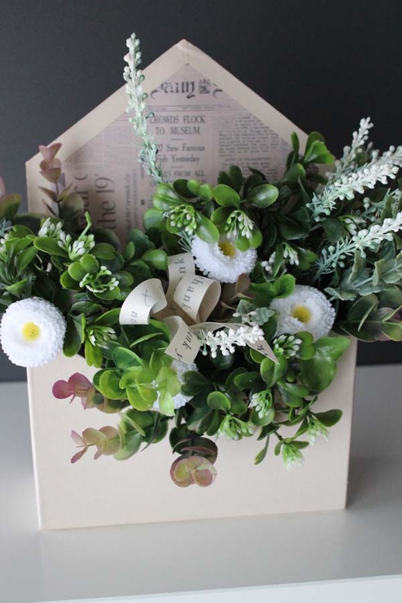 box - koperta z kwiatami, Fantazja, wym.30x20x6.5cm 