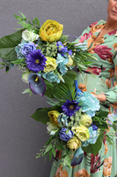 Dellina Ollena, komplet efektownych bukietów 2szt., dł.62cm