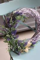 dekoracyjny wianek lawendowy, Laviola, śr.42cm 