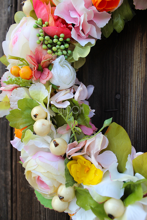 Patra 2 piękny wianek na drzwi, śr.38cm