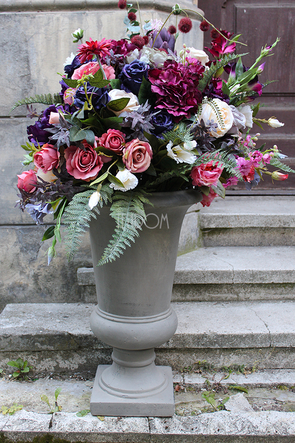 kompozycja kwiatowa / bukiet England nr7 wys.110cm, śr.66cm