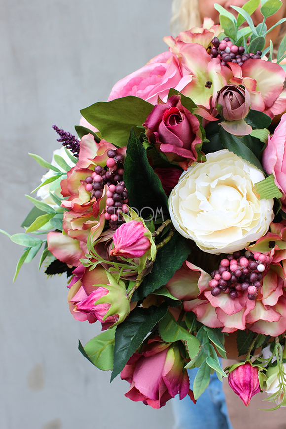 bukiet / kwiatowa kompozycja Wanda, wys.38cm