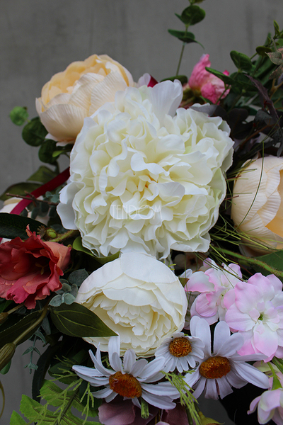 dekoracja / wiązanka nagrobna / bukiet Tao, wym.60cm