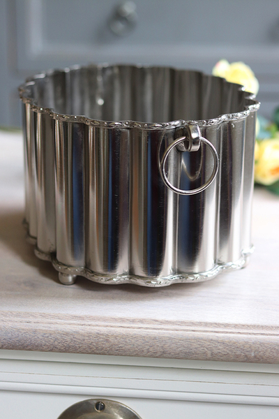 cynowane naczynie Lessana, wym.12.5x32x19.5cm 