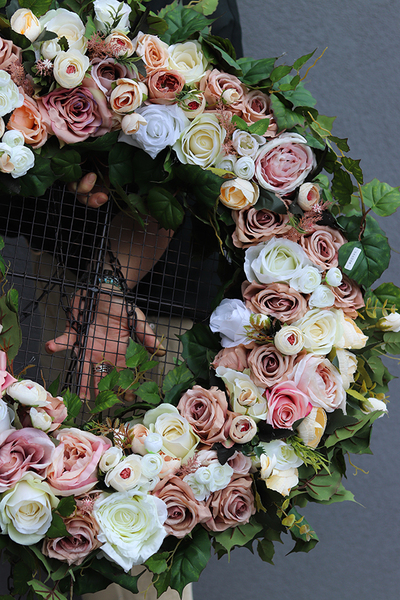 elegancki sufitowy wianek, Bertolia, śr.73cm 