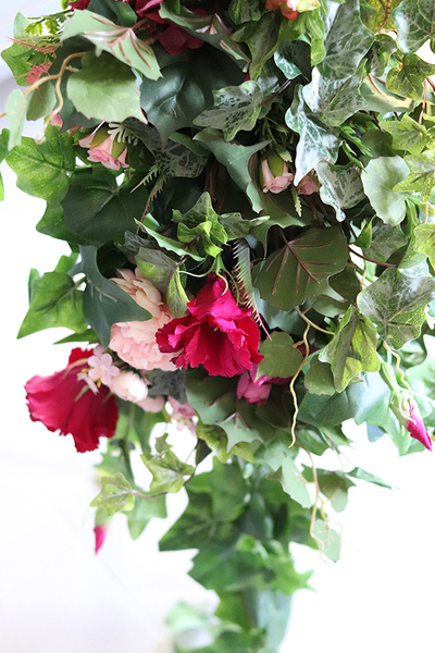 Clemence, girlanda kwiatowa do dekoracji, dł.100cm 