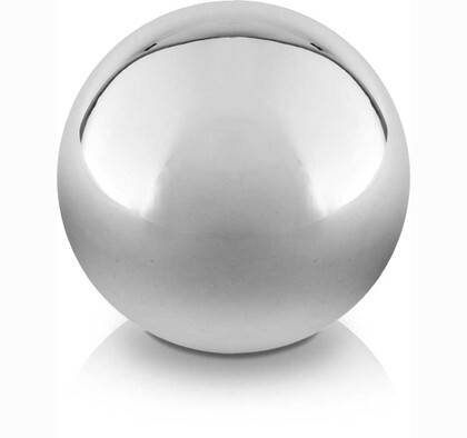 kula dekoracyjna stalowa Silver śr.35cm