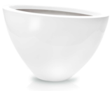 Fiberglass donica Queen White 76x38x47cm