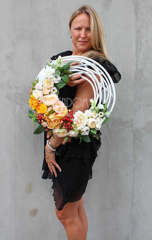 Piękno Natury, wianek na drzwi, śr.42cm 