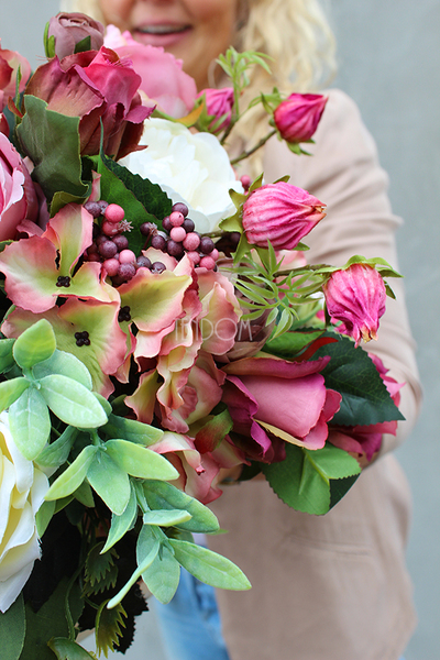 bukiet / kwiatowa kompozycja Wanda, wys.38cm