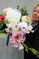 dekoracja / wiązanka nagrobna / bukiet Tao, wym.60cm