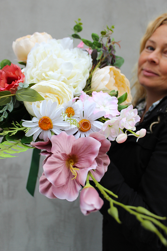 dekoracja / wiązanka nagrobna / bukiet Tao, wym.60cm