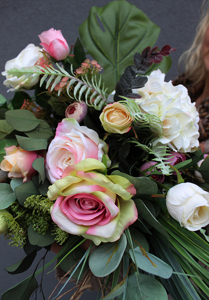 Bukiet & Wiązanka Edyta, efektowny komplet dekoracji nagrobnych