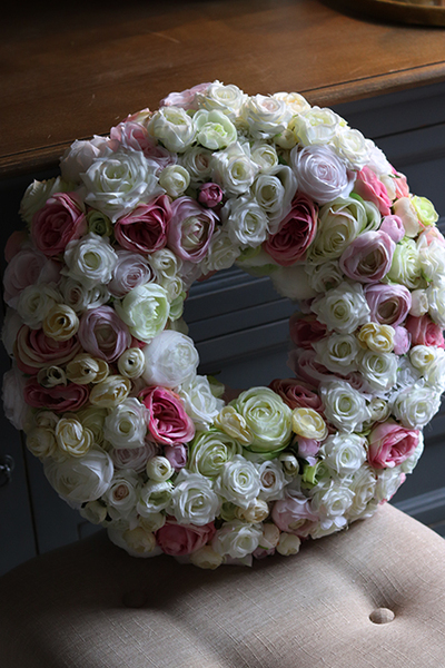 Bella Lumena, efektowny wianek na drzwi, śr.48cm