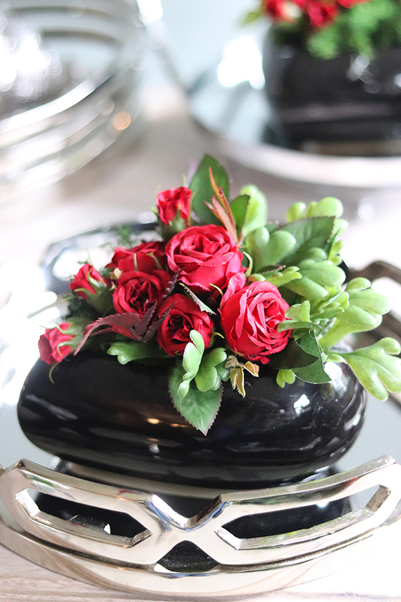 kompozycja nagrobna w kształcie serca, Miłość, wym.16x20cm