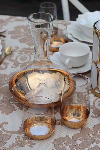 Gold Novelty, komplet 2szt. szklanek 560ml