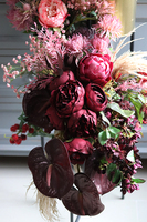 Jasmina Trio, potrójna kompozycja kwiatowa na stojaku, wym.132cm