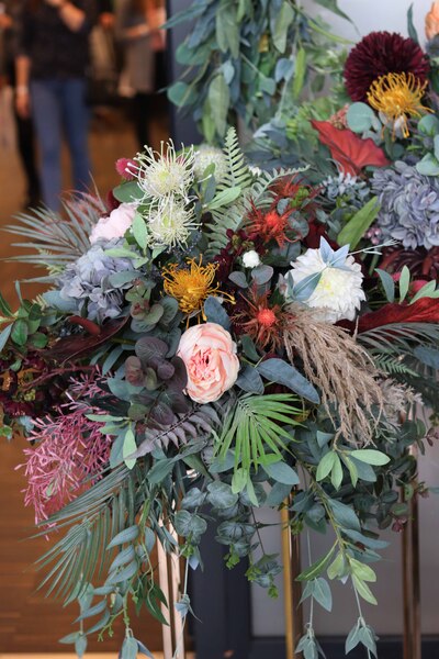 Jasmina, wypożyczenie dekoracji na ślub / wesele / rocznicę, komplet 16el.