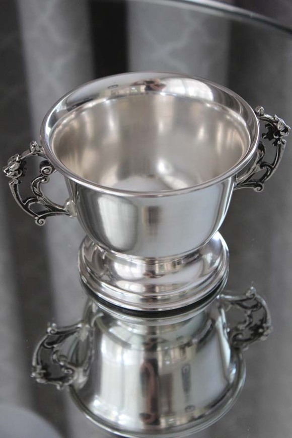 cukiernica posrebrzana Clementina, wym.9x11x14.5cm