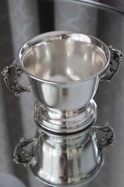 cukiernica posrebrzana Clementina, wym.9x11x14.5cm