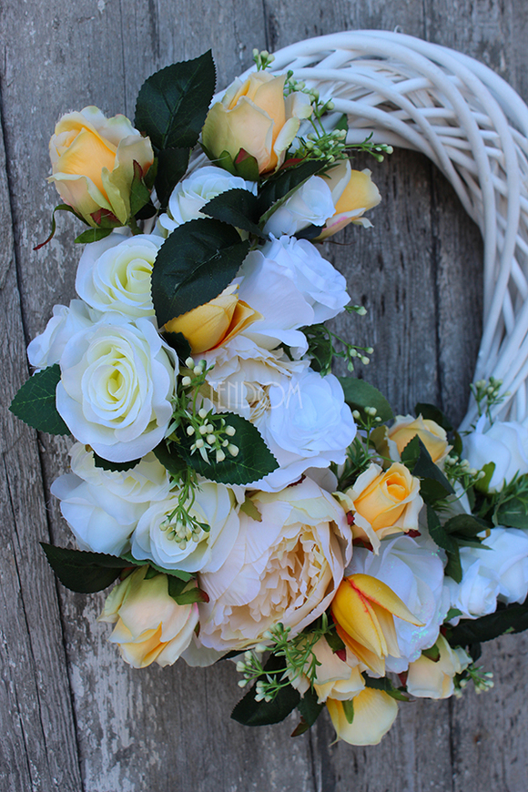 dekoracyjny wianek Słońce, śr.44cm