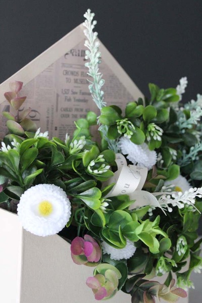 box - koperta z kwiatami, Fantazja, wym.30x20x6.5cm