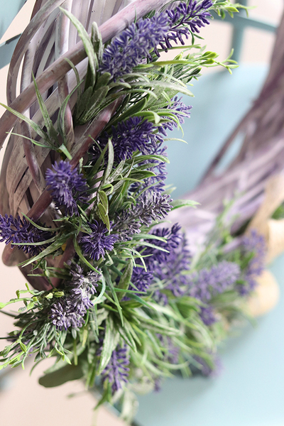 dekoracyjny wianek lawendowy, Laviola, śr.42cm