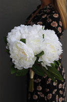 Aura, bukiet białych peonii, wys.38cm