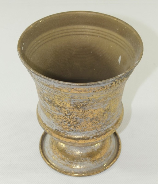 Figaro, metalowa osłonka / puchar / naczynie, wym.16x13.5x13.5cm